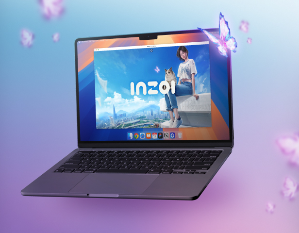 inZOI on an Apple Macbook Pro
